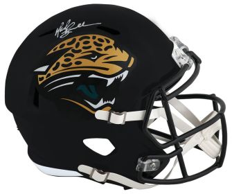 Mark Brunell Signed Jacksonville Jaguars T/B Riddell Full Size Speed Replica Helmet (White Ink)