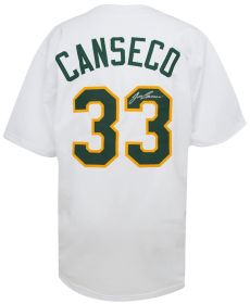 Jose Canseco Signed White Custom Baseball Jersey