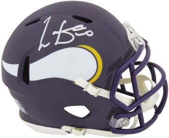 Cris Carter Signed Minnesota Vikings Throwback Riddell Speed Mini Helmet