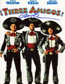 Chevy Chase Signed Three Amigos Movie Poster 11x14 Photo