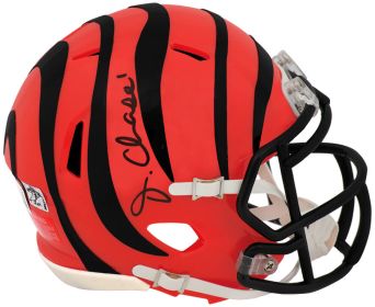 Ja'Marr Chase Signed Cincinnati Bengals Riddell Speed Mini Helmet (Beckett)