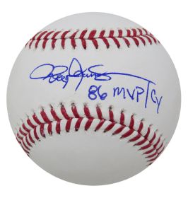 Roger Clemens Signed Rawlings Official MLB Baseball w/86 MVP, CY