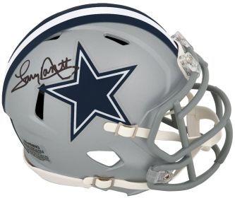 Tony Dorsett Signed Dallas Cowboys Riddell Speed Mini Helmet