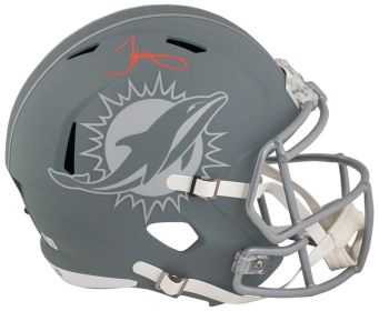 Tyreek Hill Signed Miami Dolphins SLATE Riddell Full Size Speed Replica Helmet - (Beckett)