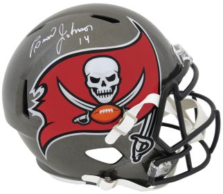 Brad Johnson Signed Tampa Bay Buccaneers Riddell Full Size Speed Replica Helmet