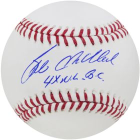 Bill Madlock Signed Rawlings Official MLB Baseball w/4x NL BC