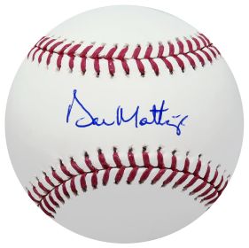 Don Mattingly Signed Rawlings MLB Baseball