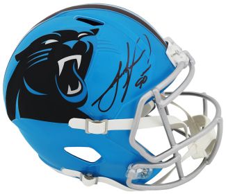 Julius Peppers Signed Carolina Panthers FLASH Riddell Full Size Speed Replica Helmet