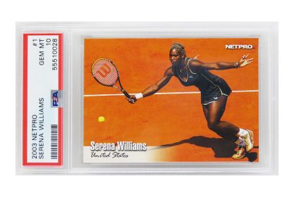 Serena Williams 2003 NetPro Tennis RC Rookie Trading Card #1 - PSA 10 GEM MINT