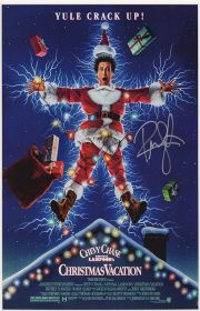 Randy Quaid Signed Christmas Vacation 11×17 Movie Poster