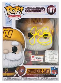 John Riggins Signed Washington Commanders 'SANTA' Funko Pop Doll #187