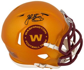 John Riggins Signed Washington Football Team FLASH Riddell Speed Mini Helmet