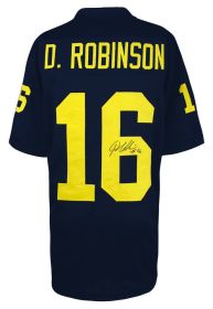 Denard Robinson Signed Navy Custom College Football Jersey