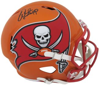 Warren Sapp Signed Tampa Bay Buccaneers FLASH Riddell Full Size Speed Replica Helmet