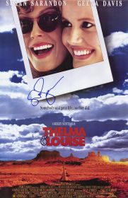 Susan Sarandon Signed Thelma & Louise 11×17 Movie Poster