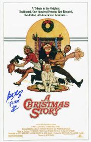 Scotty Schwartz Signed A Christmas Story 11x17 Movie Poster w/Flick