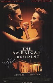 Martin Sheen Signed The American President 11x17 Movie Poster