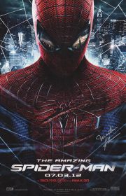 Martin Sheen Signed The Amazing Spiderman 11x17 Movie Poster