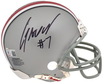 C.J. (CJ) Stroud Signed Ohio State Buckeyes Riddell (VSR4) Mini Helmet - (Beckett)