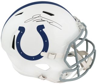 Jonthan Taylor Signed Indianapolis Colts Riddell Full Size Speed Replica Helmet - (Fanatics)