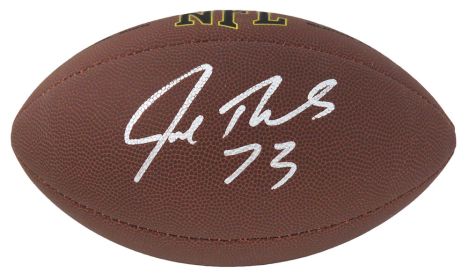 Joe Thomas Signed Wilson Super Grip Full Size NFL Football