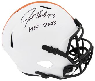 Joe Thomas Signed Cleveland Browns Lunar Eclipse Riddell Full Size Speed Replica Helmet w/HOF'23