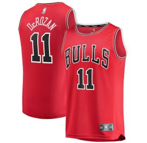 DeMar DeRozan Chicago Bulls Red Fanatics Fastbreak Basketball Replica Jersey (Size Adult X-Large)