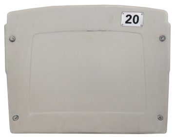 Silverdome White Actual Stadium Seat Back #20 - Home Of Detroit Lions 1975-2001