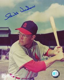 Bill Virdon Signed St Louis Cardinals Bat Stance Pose 8x10 Photo