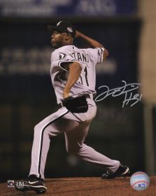 Luis Vizcaino Signed Chicago White 2005 Sox World Series Pitching Action 8x10 Photo