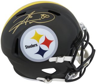 Hines Ward Signed Pittsburgh Steelers Riddell Full Size Speed Replica Helmet