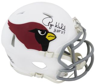 Roger Wehrli Signed Arizona Cardinals Throwback Riddell Speed Mini Helmet w/HOF'07