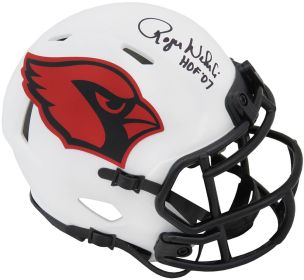 Roger Wehrli Signed Arizona Cardinals Lunar Eclipse Riddell Speed Mini Helmet w/HOF'07