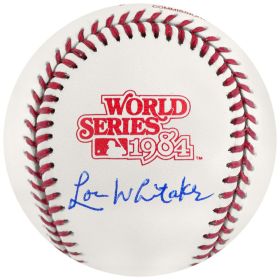 Lou Whitaker Signed Rawlings 1984 World Series (Detroit Tigers) Baseball