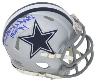 Randy White Signed Dallas Cowboys Riddell Speed Mini Helmet w/HOF'94