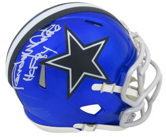 Randy White Signed Dallas Cowboys FLASH Riddell Speed Mini Helmet w/HOF'94