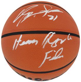 Dominique Wilkins Signed Wilson Indoor/Outdoor NBA Basketball w/Human Highlight Film