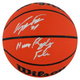 Dominique Wilkins Signed Wilson I/O NBA Basketball w/Human Highlight Film