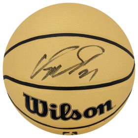 Dominique Wilkins Signed Wilson Gold F/S NBA Basketball