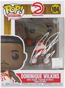 Dominique Wilkins Signed Atlanta Hawks NBA Funko Pop Doll #104