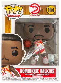 Dominique Wilkins Signed Hawks NBA Funko Pop Doll #104