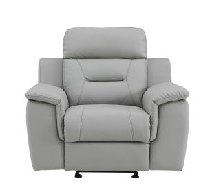 Global United Modern Reclining Leather Air Upholstered Chair