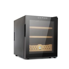 50L Cigar Humidors with Cooling and Heating Function , 300 Counts Capacity Cigar Humidor Humidifiers with Constant Temperature Controller