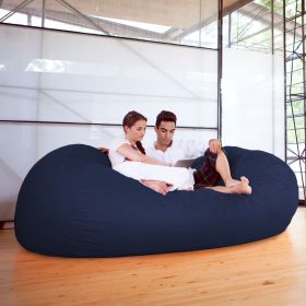 Jaxx 7 Foot Giant Bean Bag Sofa, Navy