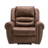 Power Lift Recliner Chairs with Massage and Heat Breathable Faux Leather Electric Lift Chairs for Elderly, Heavy Duty Big Man Recliners Power Reclinin