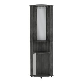 Corner Bar Cabinet Rialto, Living Room, Smokey Oak