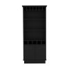 Bar Cabinet Taholah, Living Room, Black