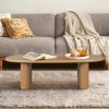 51'' Tapered Tabletop Coffee Table (NATURAL WOOD)