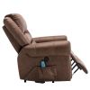 Power Lift Recliner Chairs with Massage and Heat Breathable Faux Leather Electric Lift Chairs for Elderly, Heavy Duty Big Man Recliners Power Reclinin