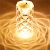 New Acrylic Transparent Crystal Table Lamp Yellow Light Desktop Projector Desk Lamp Night Light Bedside Bedroom Decoration 2#